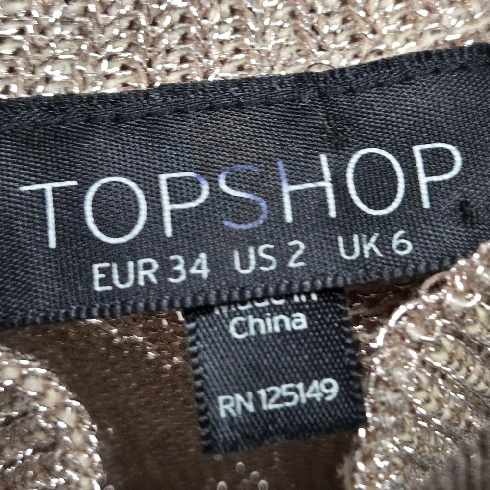 Top Shop Shimmer Top - Picture 4 of 6
